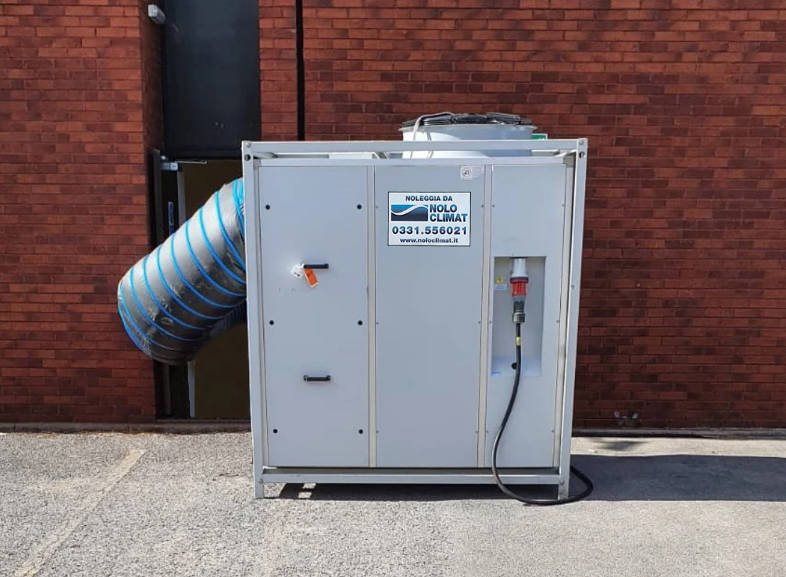 Noleggio condizionatori rooftop per un’emittente televisiva