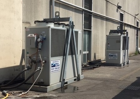 chiller 100kW Controllo di temperatura e umidità per la produzione di cosmetici