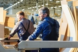 falegnameria Condizionatori a noleggio in una falegnameria