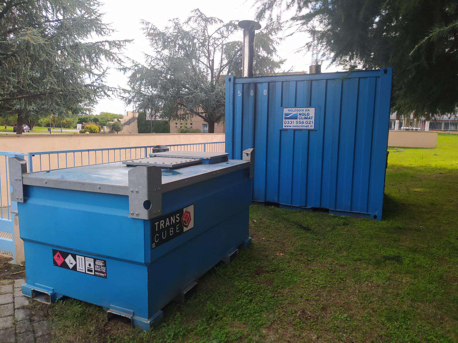 Noleggio caldaie per le piscine di due impianti sportivi