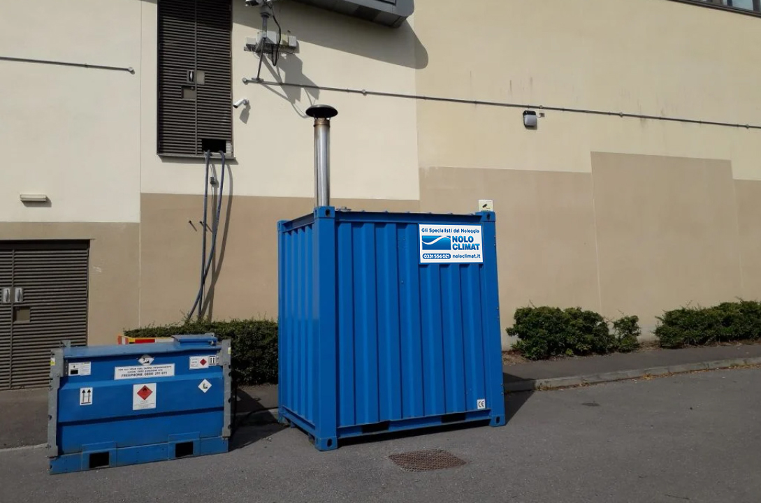 Centro medico noleggia una caldaia a seguito di un guasto