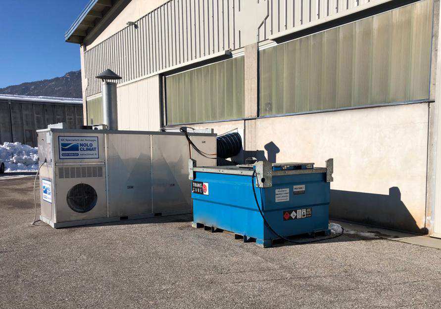 Noleggio riscaldamento per un’azienda manifatturiera veneta