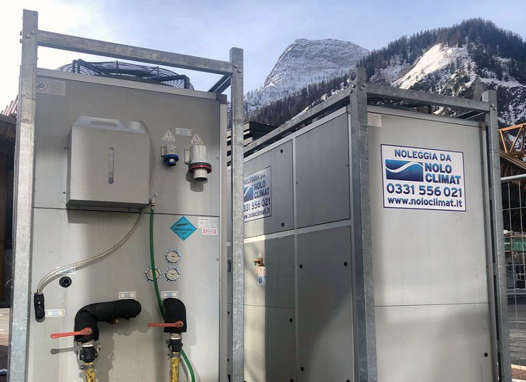 Noleggio chiller e condizionatori per il data center di un traforo alpino