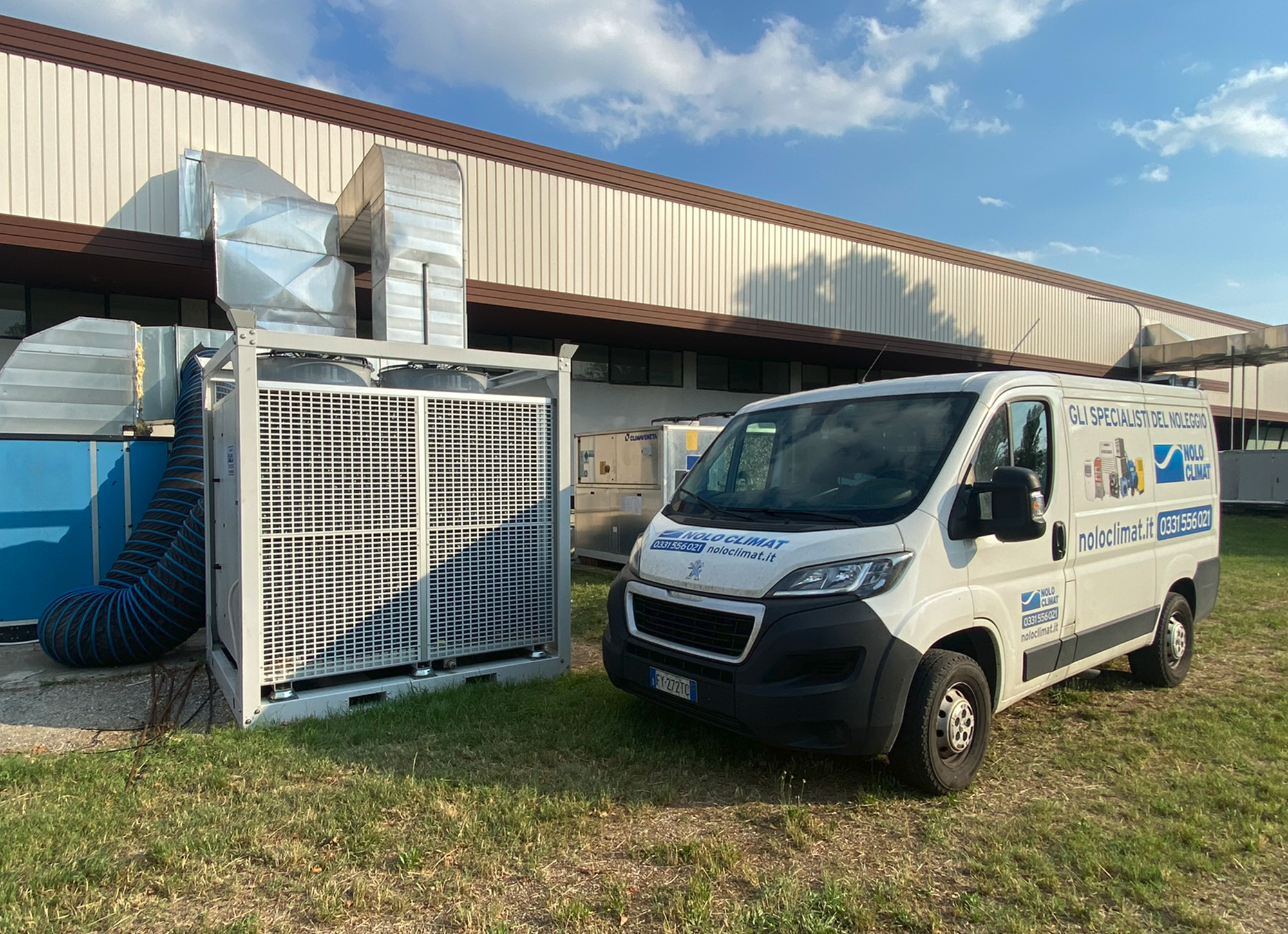 Noleggio condizionatore rooftop per una catena di servizi di ristorazione autostradale