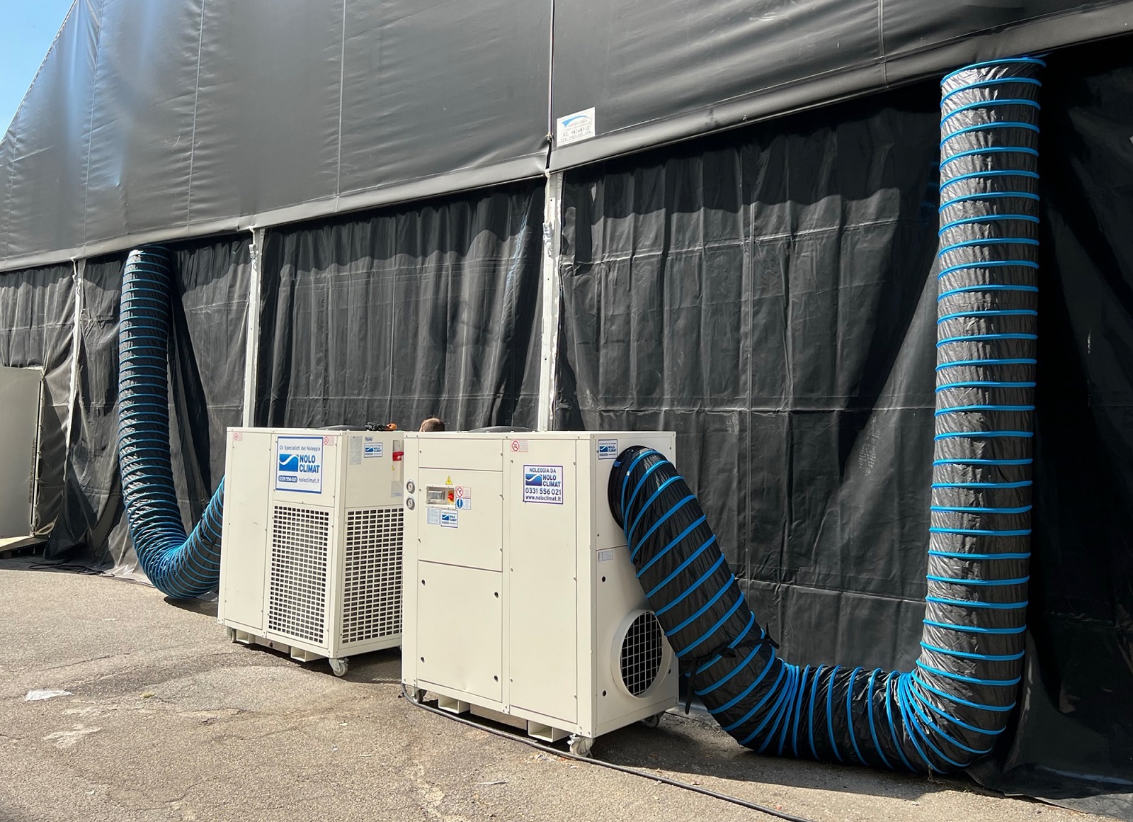 Una location, due show, sei condizionatori HPAC: eccoci al lavoro per la Milano Fashion Week