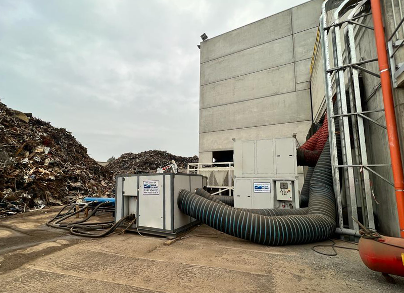 Noleggio chiller per la gestione termica dei quadri elettrici di un’acciaieria