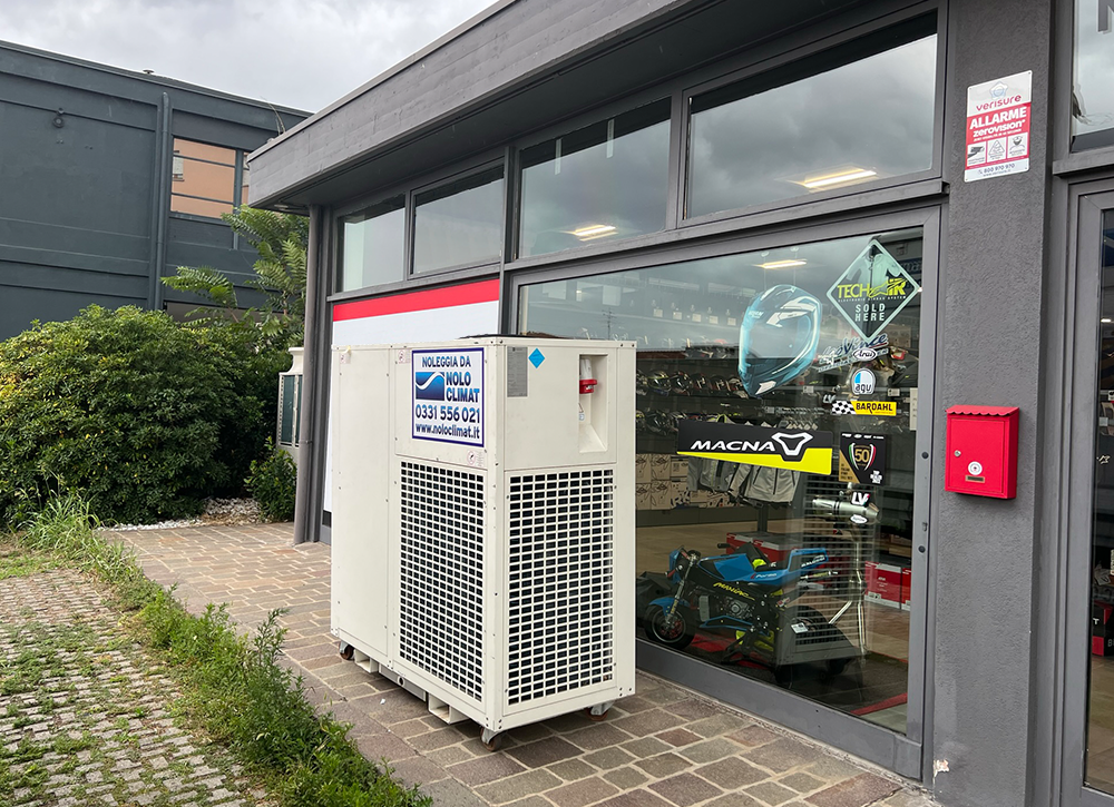 Noleggio riscaldamento e climatizzazione per il settore del retail