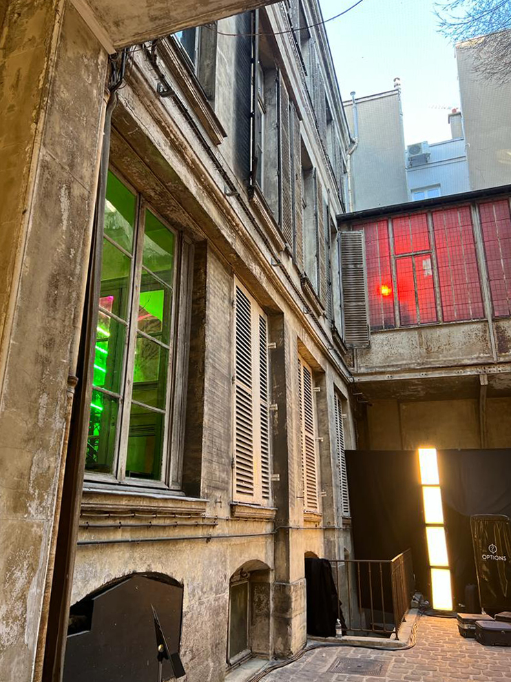 Riscaldatori elettrici Nolo Climat in prima fila alla settimana della moda di Parigi