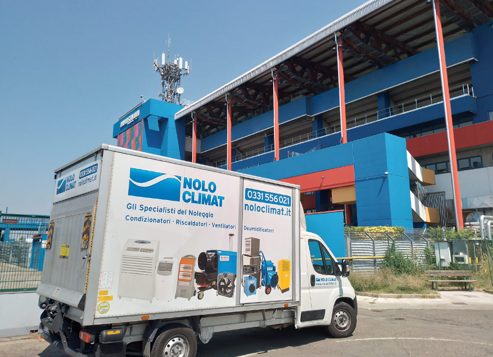 Condizionatori PAC 60 presenti al calcio d’inizio della Serie A