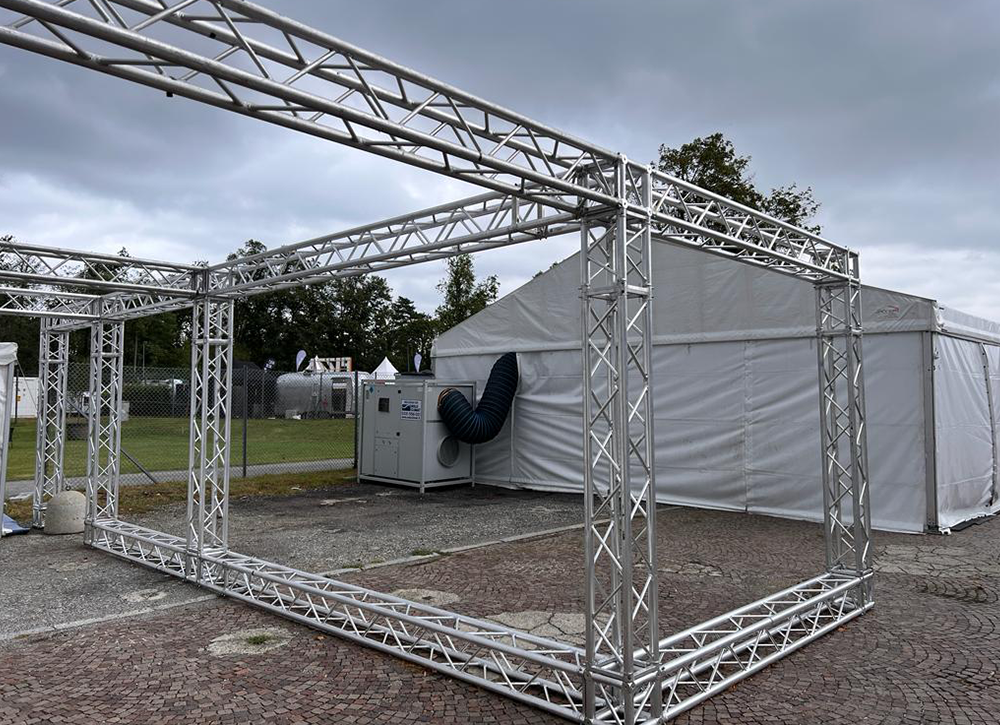 Climatizzazione di aree tecniche: i nostri HPAC in azione durante un concerto