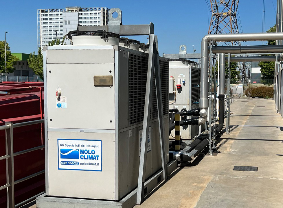 Noleggio chiller e pompe di calore per un’azienda farmaceutica