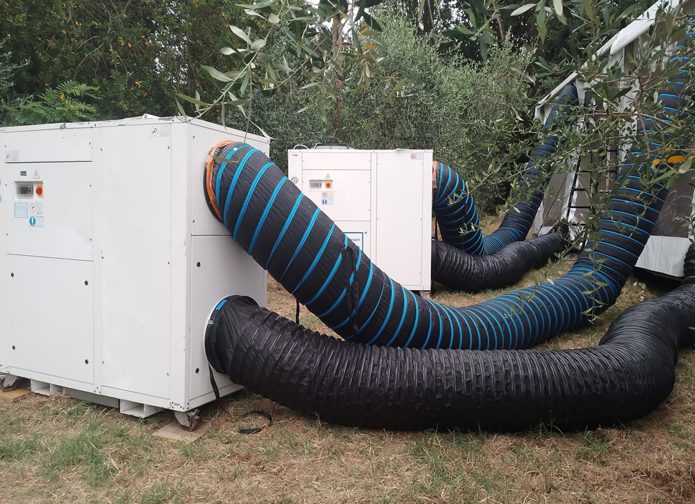 Climatizzazione per il cinquantesimo anniversario di un’associazione toscana