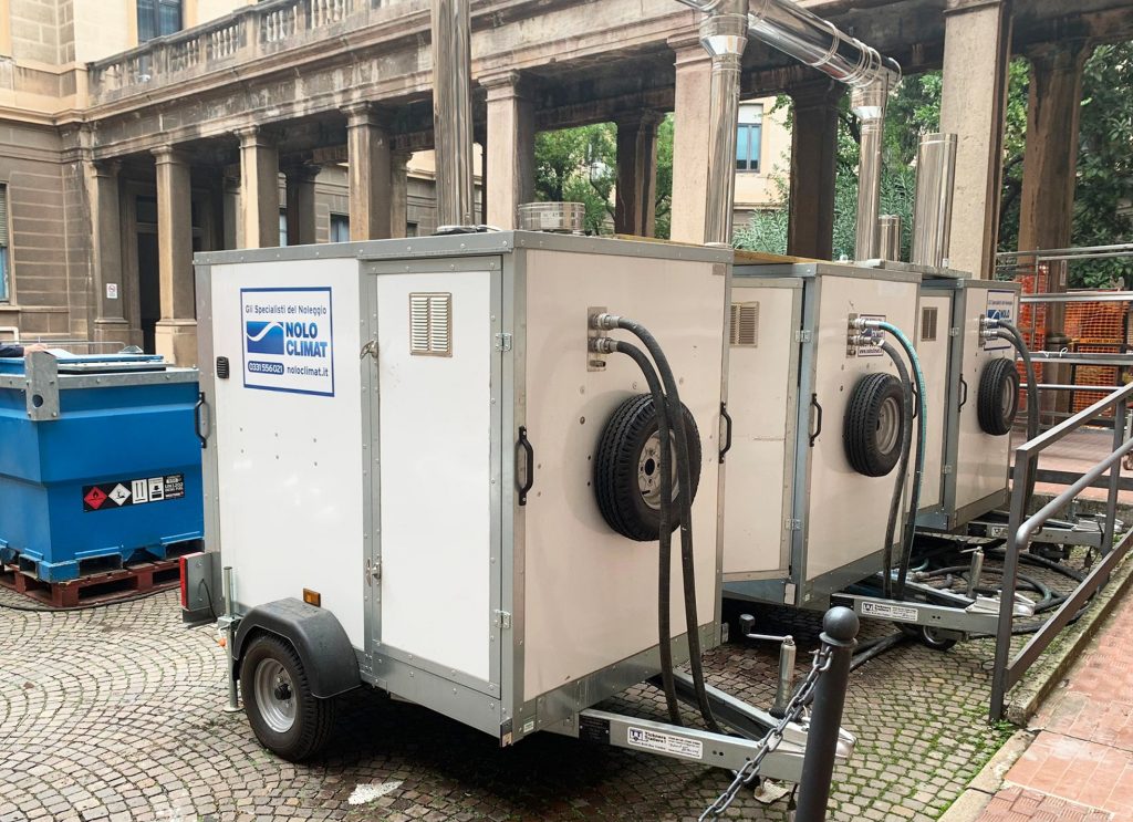 noleggio temporaneo di caldaie