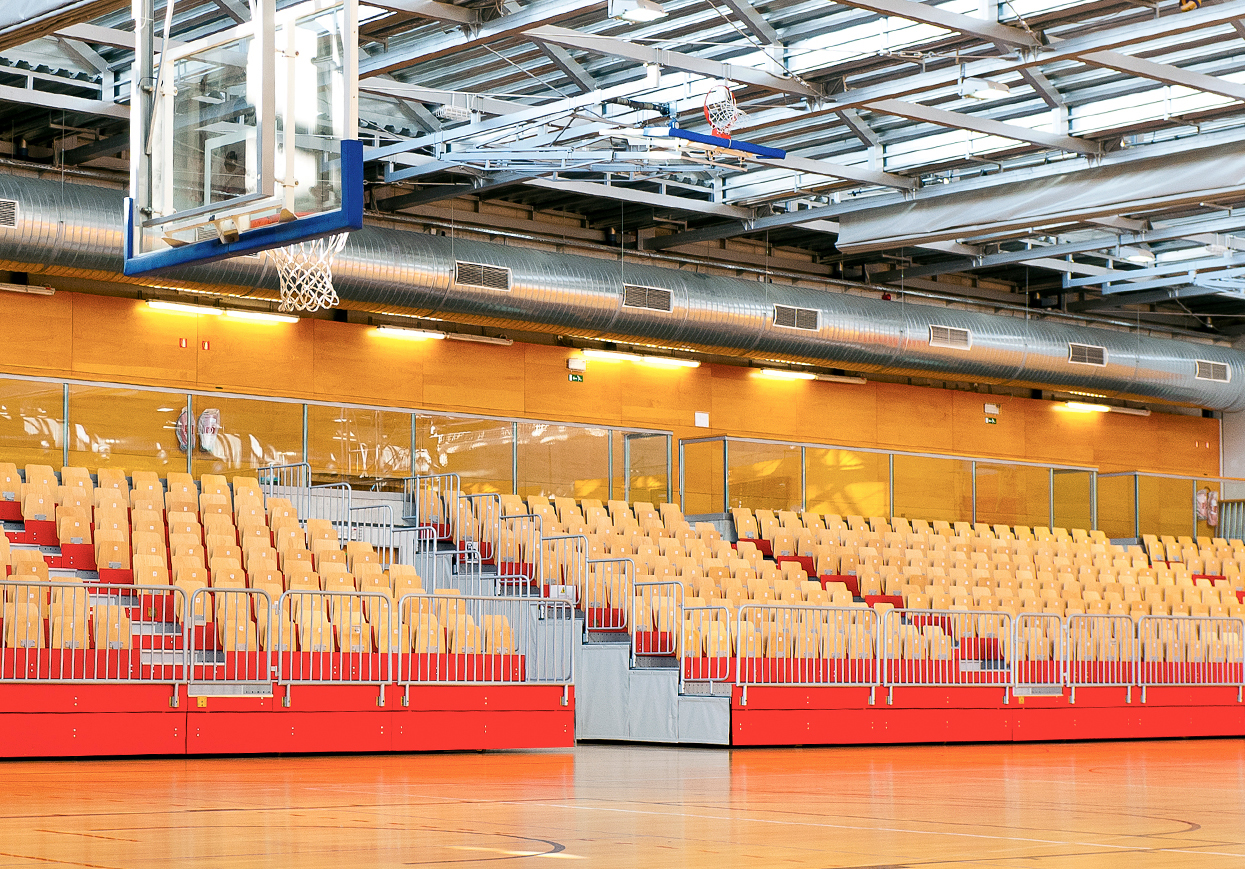 Ventilatori per palestre, palazzetti dello sport e centri ricreativi - Nolo Climat